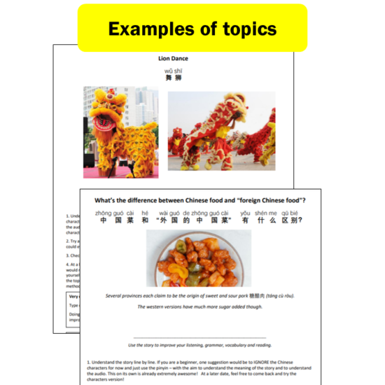Learn Chinese Through Stories - Upper Beginner: Stories 6 to 10 (with free native speaker audio) (Simplified Characters version) [DIGITAL DOWNLOAD] - Image 11